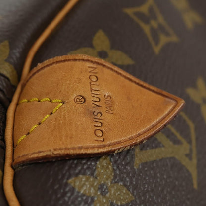 Louis Vuitton Keepall Bag Monogram Canvas, BROWN, CANVAS, Travel bag