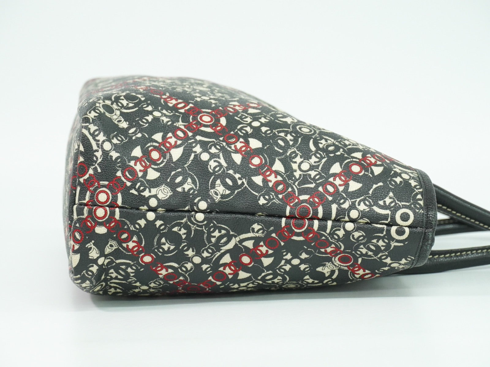 Chanel Optic Coco Tote Printed Coated Canvas with Caviar, MULTICOLOUR, CANVAS, Tote bag