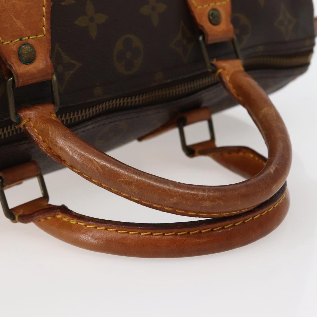 Louis Vuitton Speedy Handbag Monogram Canvas, BROWN, CANVAS, Handbag