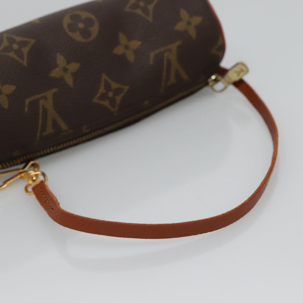 Louis Vuitton Papillon Pochette Monogram Canvas, BROWN, CANVAS, Clutche & pouche