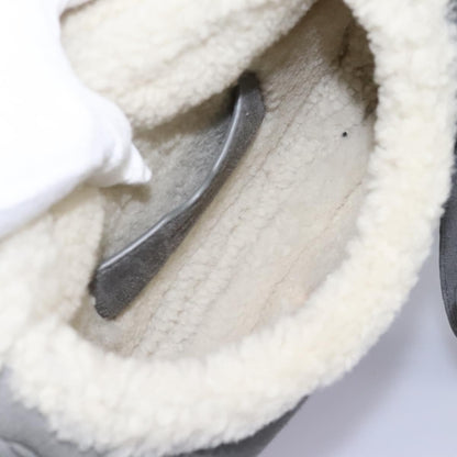 Christian Dior Bobby Flap Bag Shearling and Suede, GRAY, SUEDE, Shoulder bag