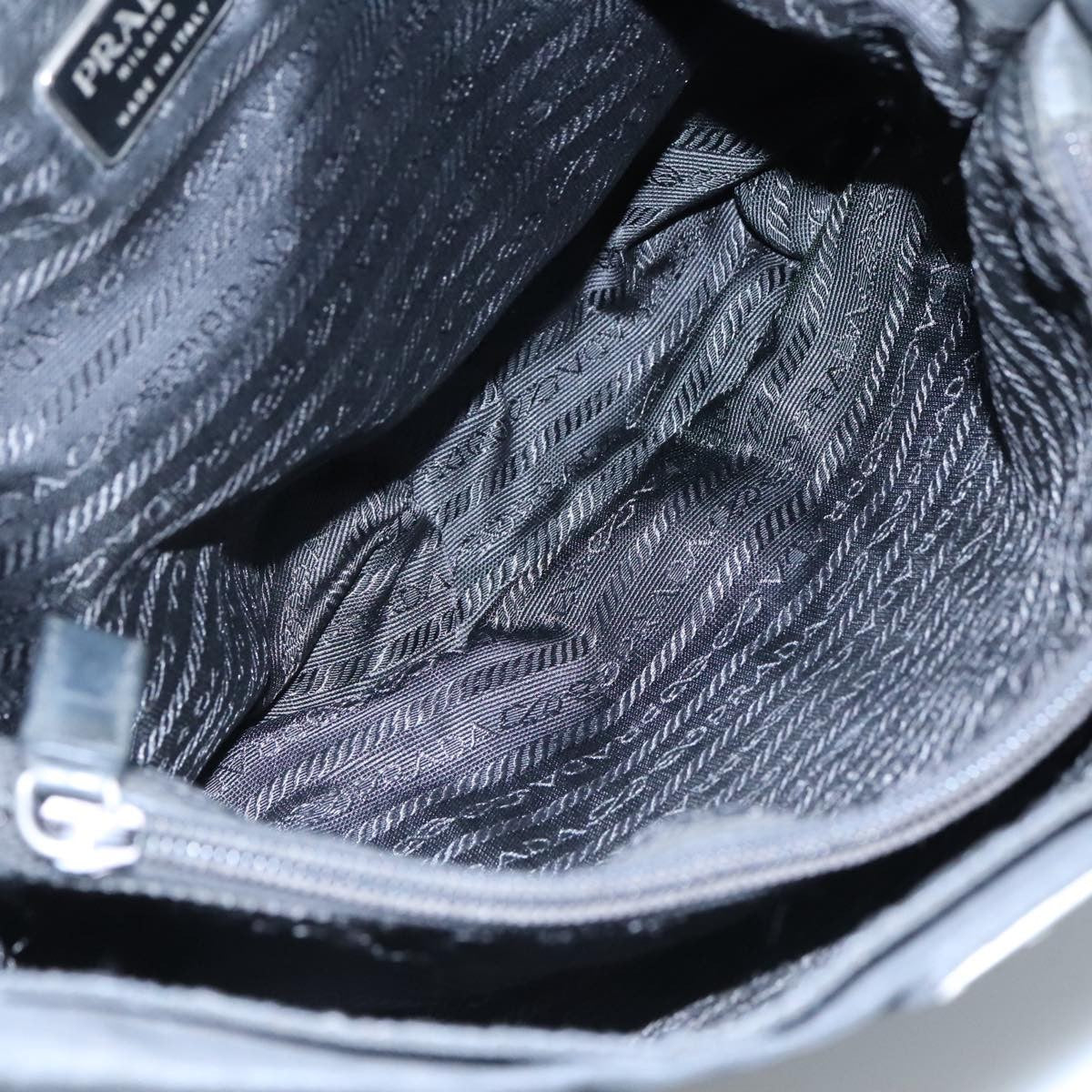 Prada Flat Messenger Bag Tessuto, BLACK, NYLON, Shoulder bag