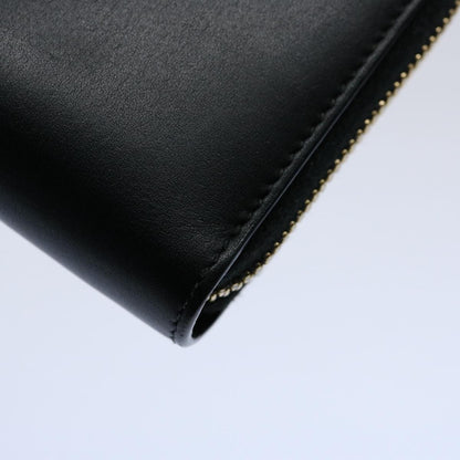 Gucci Sylvie Continental Wallet Leather, BLACK, LEATHER, Wallets