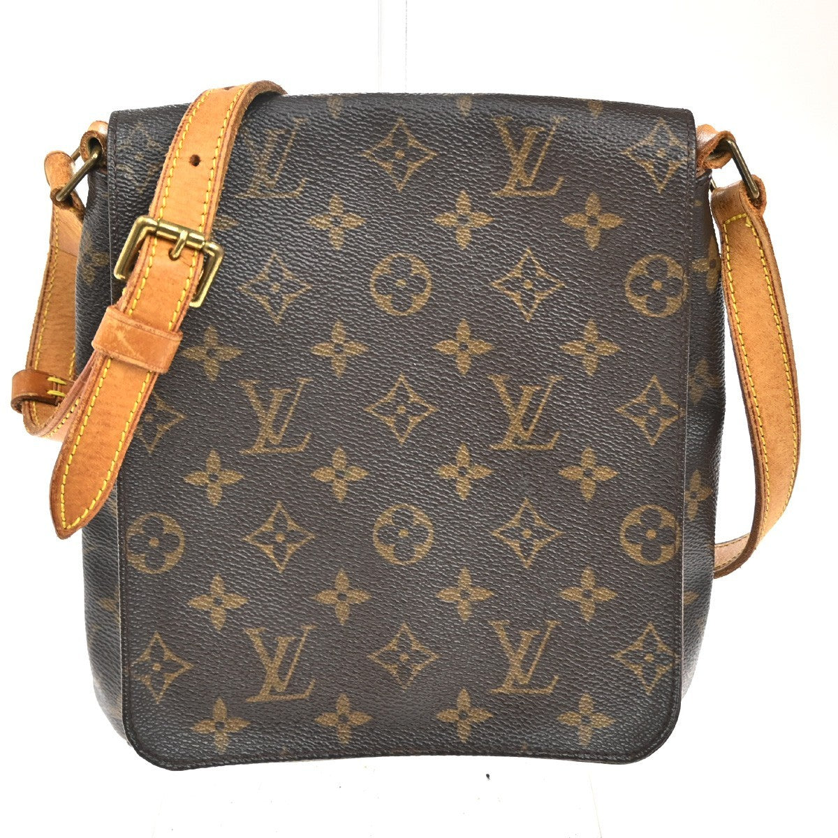 Louis Vuitton Musette Handbag Monogram Canvas, BROWN, CANVAS, Shoulder bag