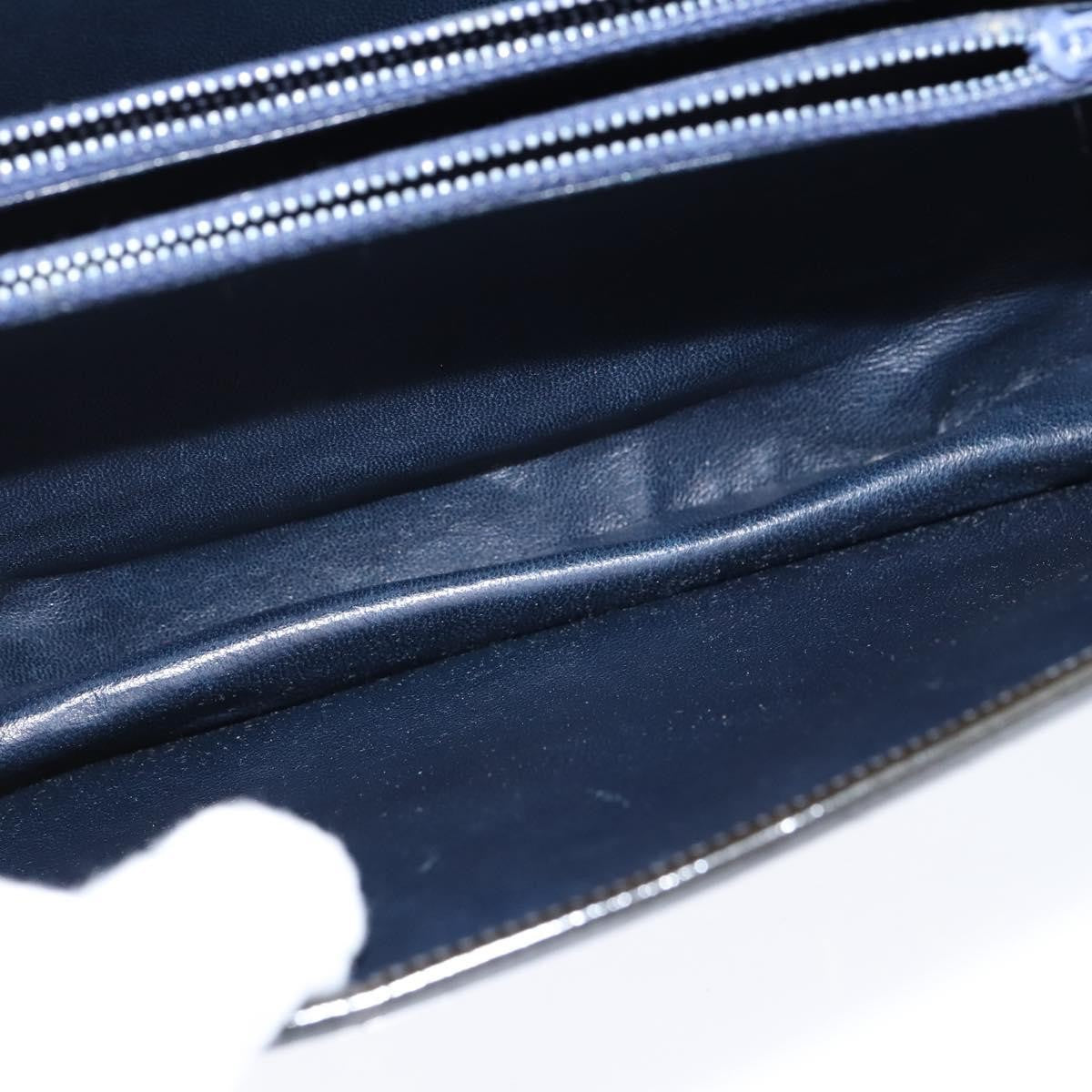 Celine Vintage Carriage Flap Clutch Leather, BLACK, PATENT_LEATHER, Shoulder bag