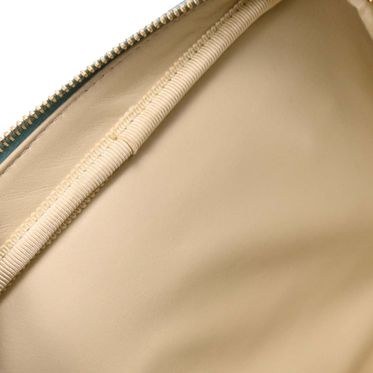 Chanel Vintage Timeless Vanity Case Caviar, GREEN, LEATHER, Clutche & pouche