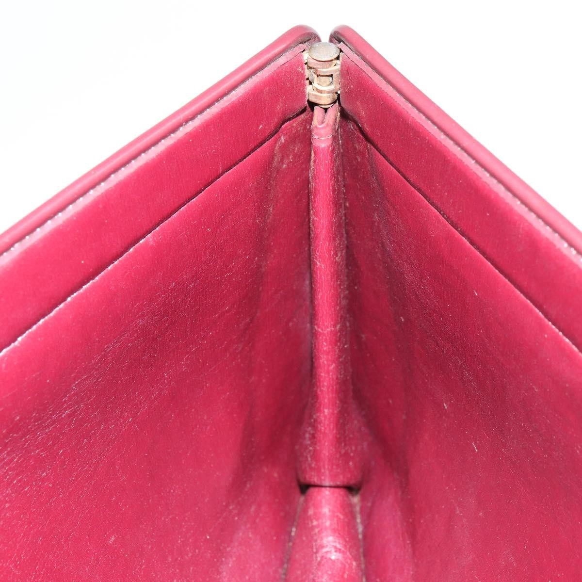Christian Dior Vintage Trotter Pouch Diorissimo Canvas, RED, CANVAS, Clutche & pouche