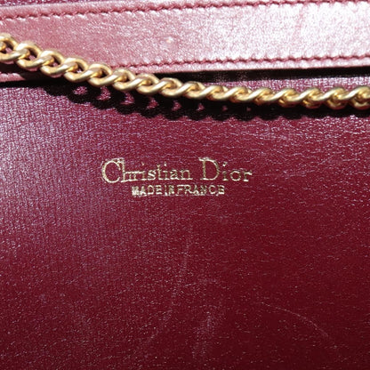 Christian Dior Vintage Trotteur Chain shoulder bag Canvas, RED, CANVAS, Shoulder bag