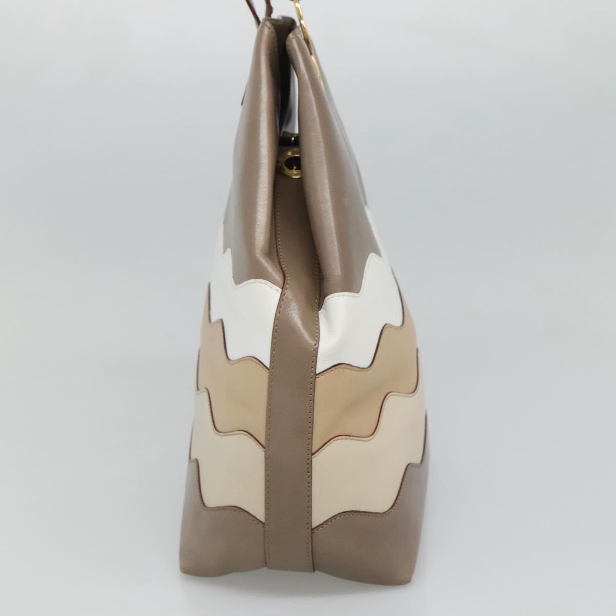 Celine Shoulder Bag Leather, BROWN, LEATHER, Shoulder bag