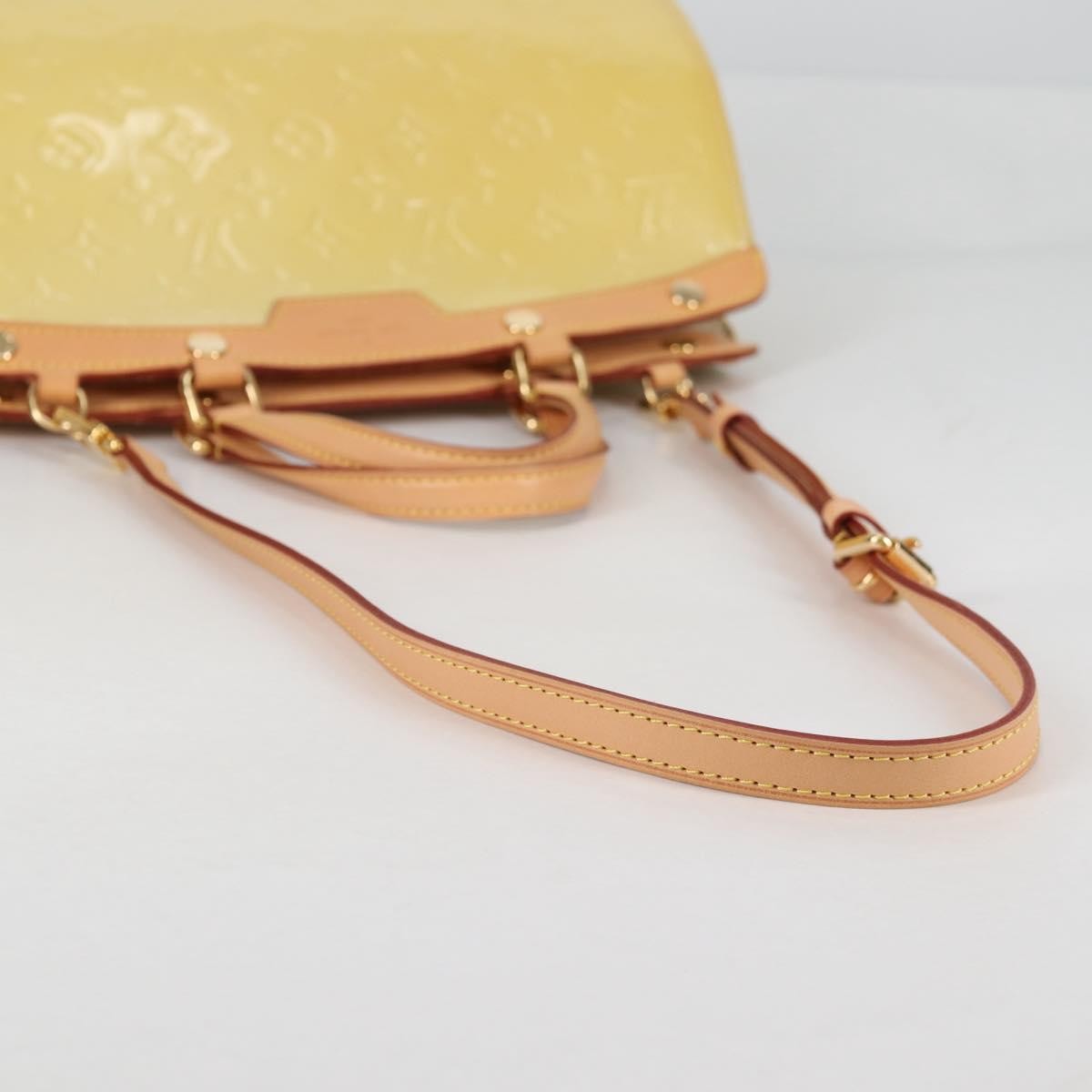 Louis Vuitton Blair Monogram vernis, YELLOW, PATENT_LEATHER, Handbag