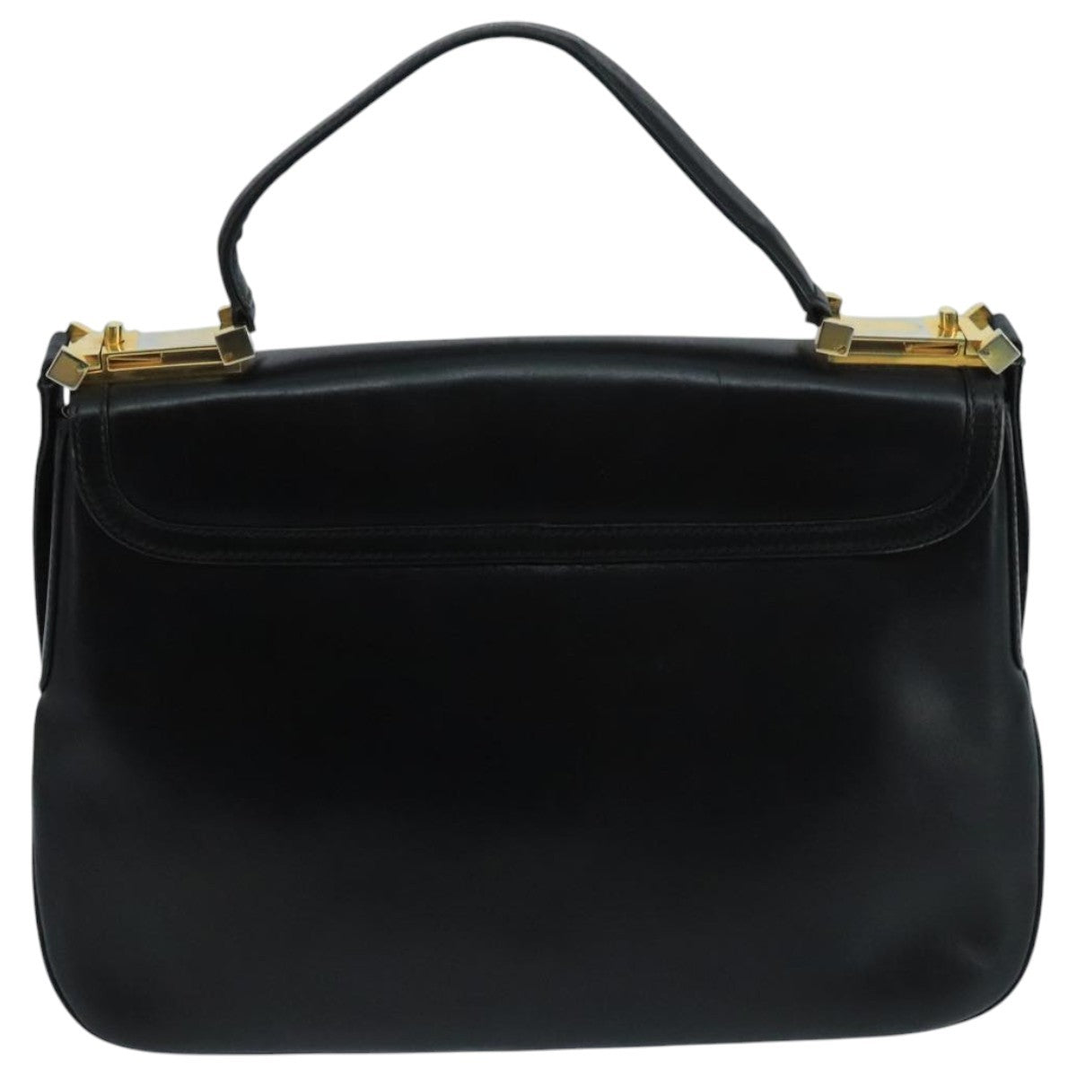 Gucci Vintage Shoulder Bag Leather, BLACK, LEATHER, Shoulder bag