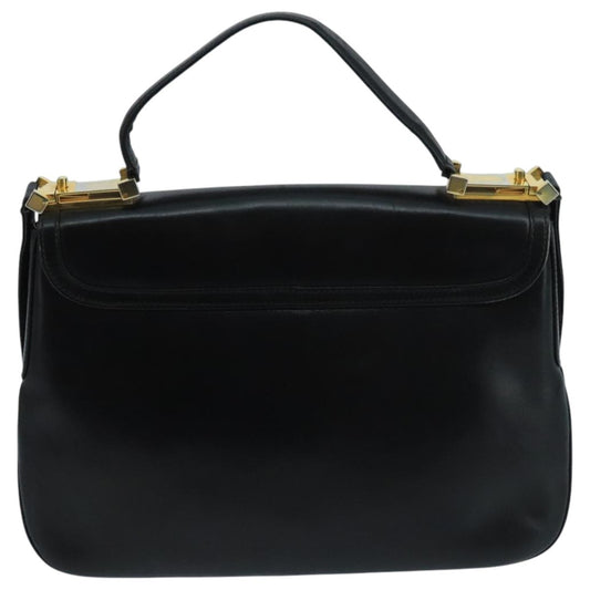 Gucci Vintage Shoulder Bag Leather, BLACK, LEATHER, Shoulder bag