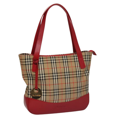 Burberry Nova Check Handbag Nova Check Canvas, BEIGE, CANVAS, Handbag