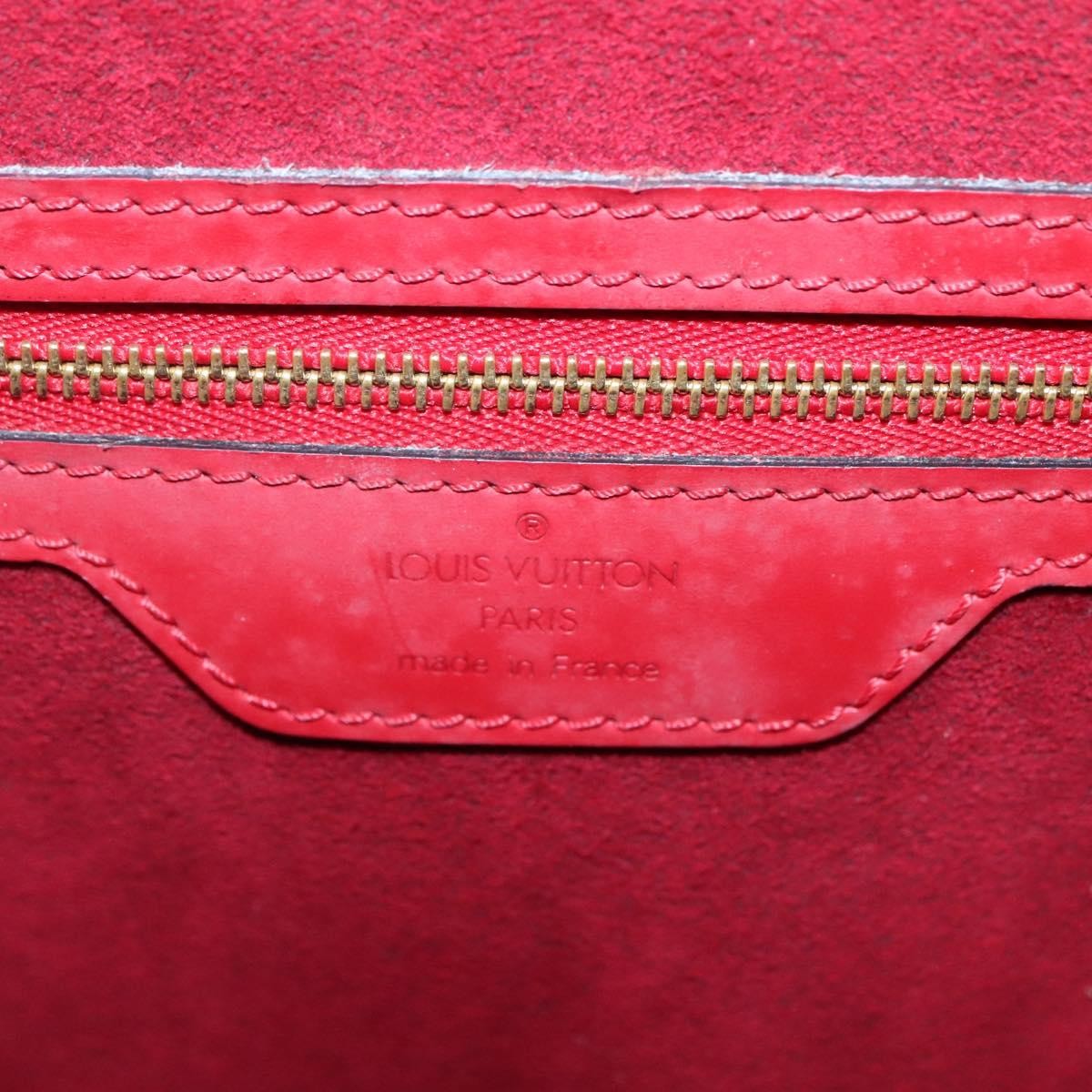 Louis Vuitton Duplex Bag Epi Leather, RED, LEATHER, Handbag