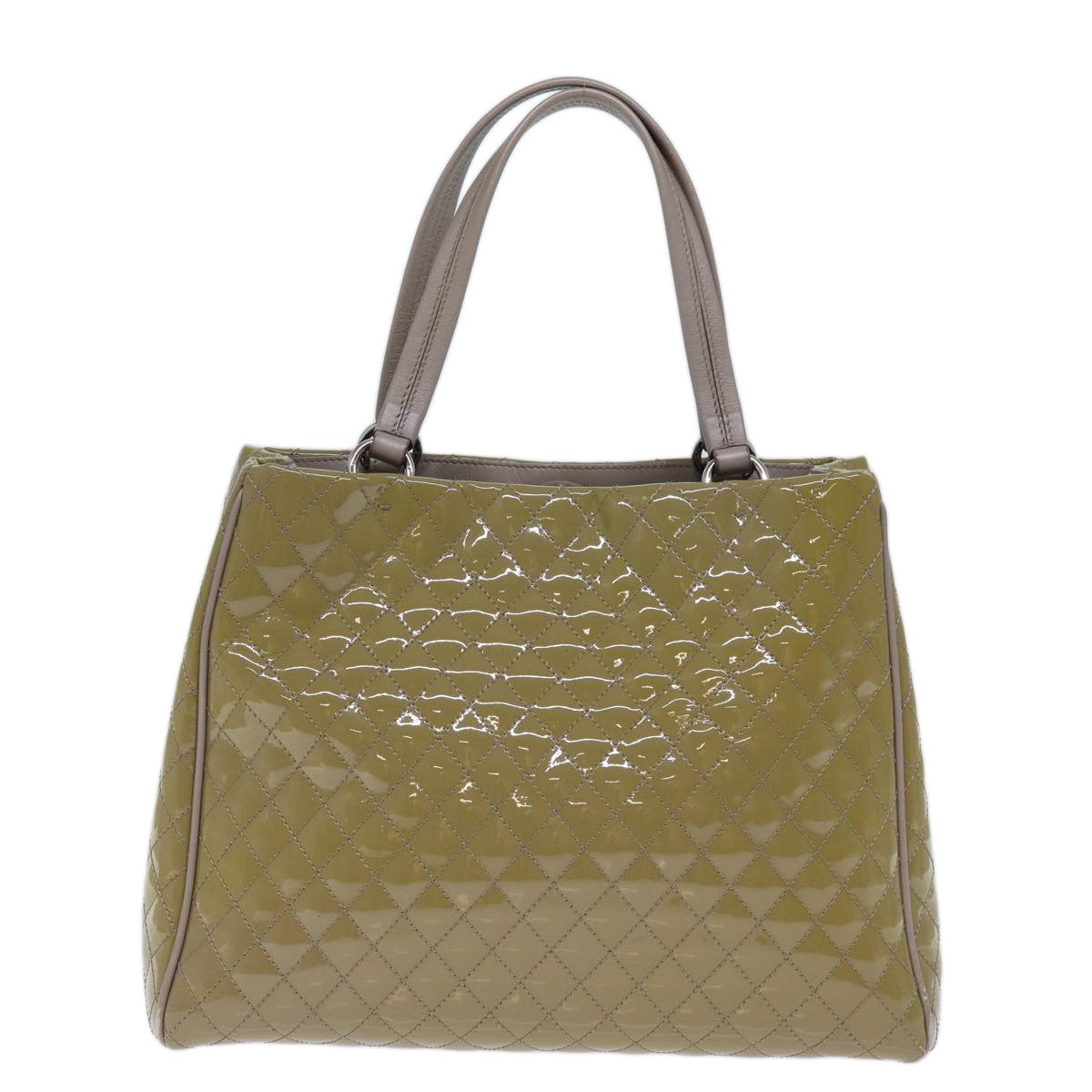 Salvatore Ferragamo Vala Handbag Patent leather, BEIGE, PATENT_LEATHER, Handbag