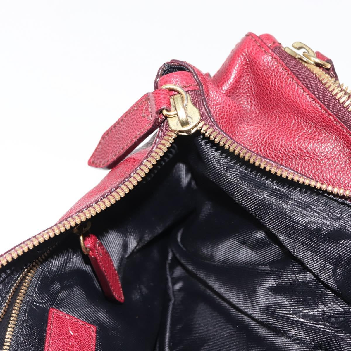Burberry Shoulder Bag Leather, RED, LEATHER, Shoulder bag