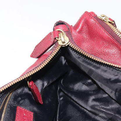 Burberry Shoulder Bag Leather, RED, LEATHER, Shoulder bag