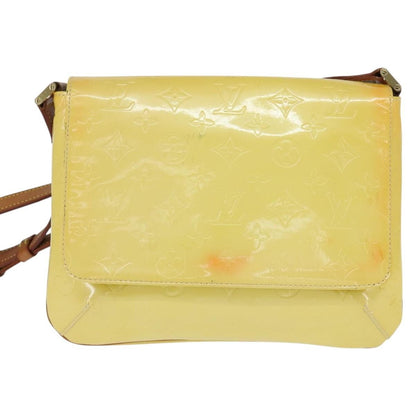 Louis Vuitton Thompson Street Handbag Monogram Vernis, YELLOW, PATENT_LEATHER, Shoulder bag