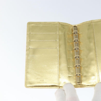 Louis Vuitton Agenda Cover Patent Leather, GOLD, PATENT_LEATHER, Wallets