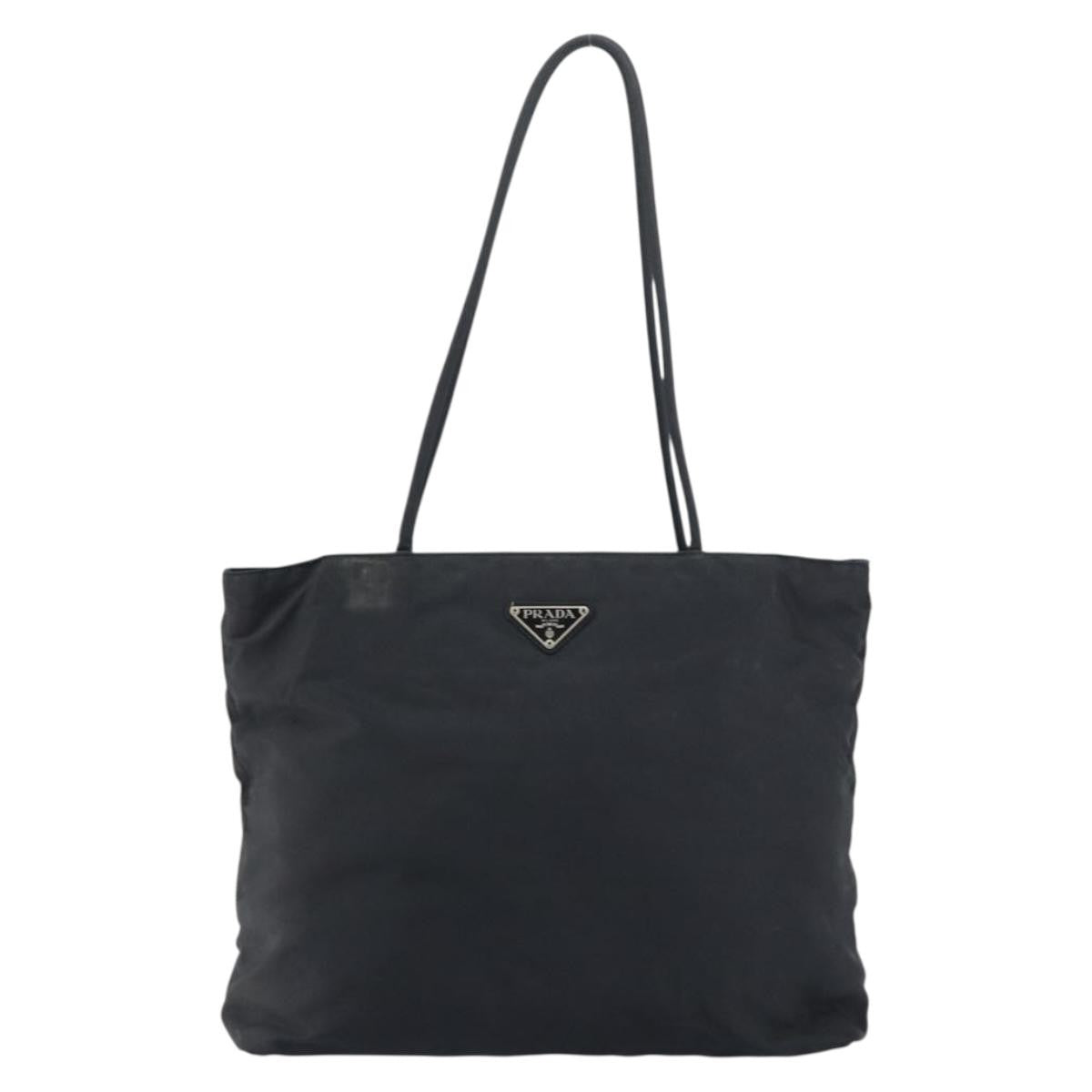 Prada Vintage Tote Tessuto, BLACK, NYLON, Tote bag