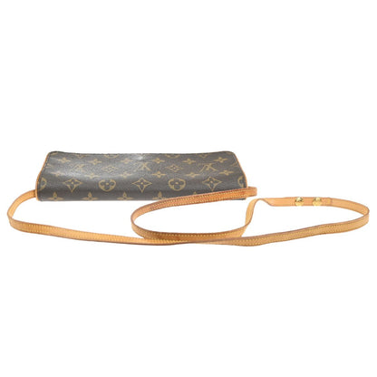 Louis Vuitton Twin Handbag Monogram Canvas, Brown, Canvas, Clutch