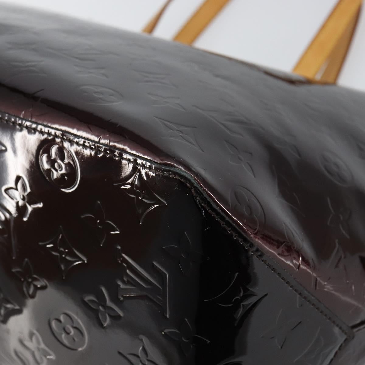 Louis Vuitton Bellevue Handbag Monogram Vernis, BROWN, PATENT_LEATHER, Tote bag