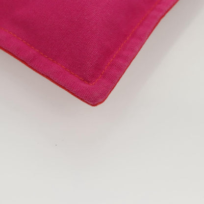 Hermes Bora Bora Pouch Toile, PINK, CANVAS, Clutche & pouche