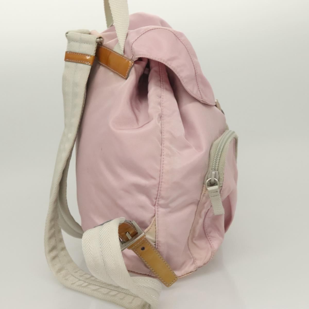Prada Double Front Pocket Backpack Tessuto, PINK, NYLON, Backpack