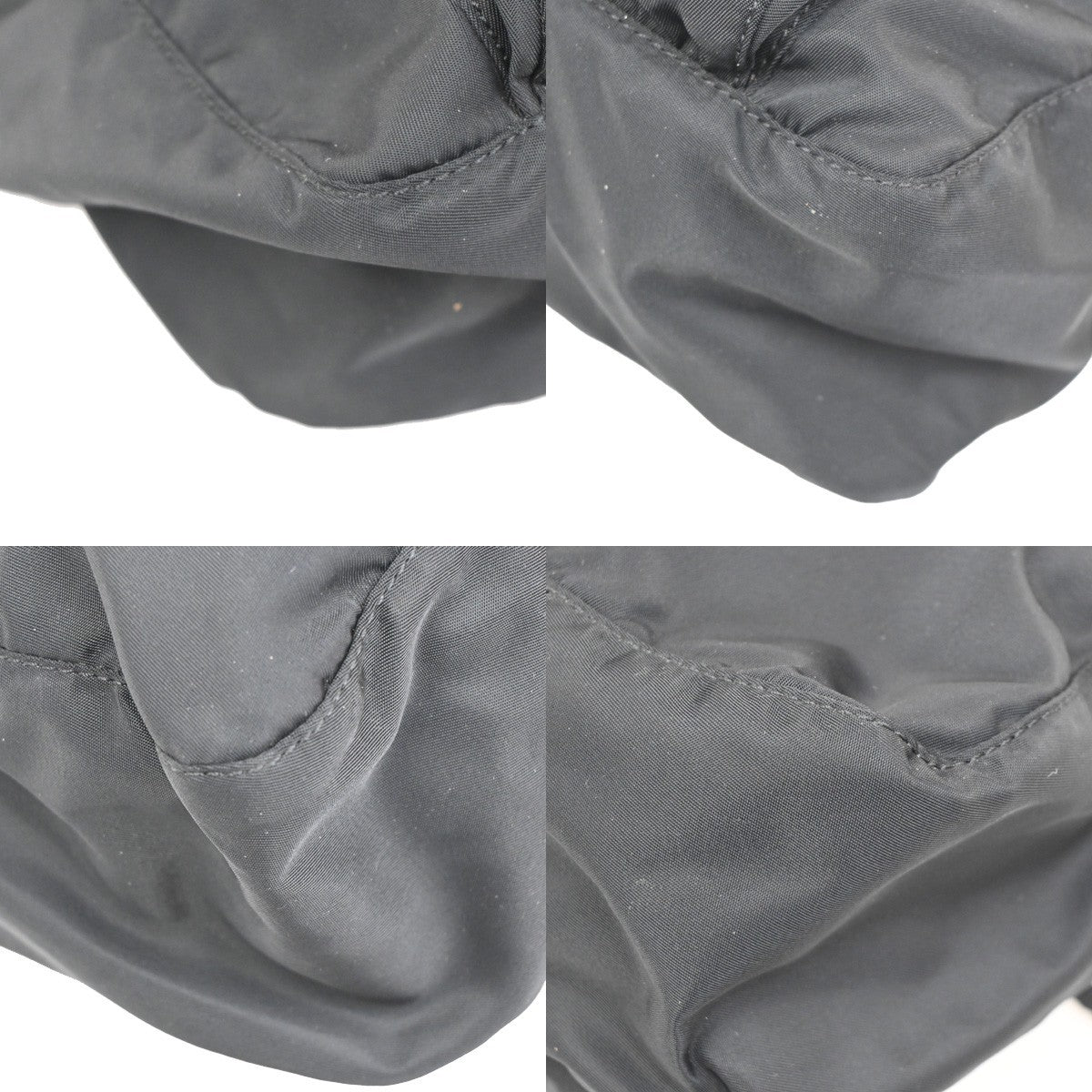 Prada Buckle Messenger Bag Tessuto, BLACK, NYLON, Shoulder bag