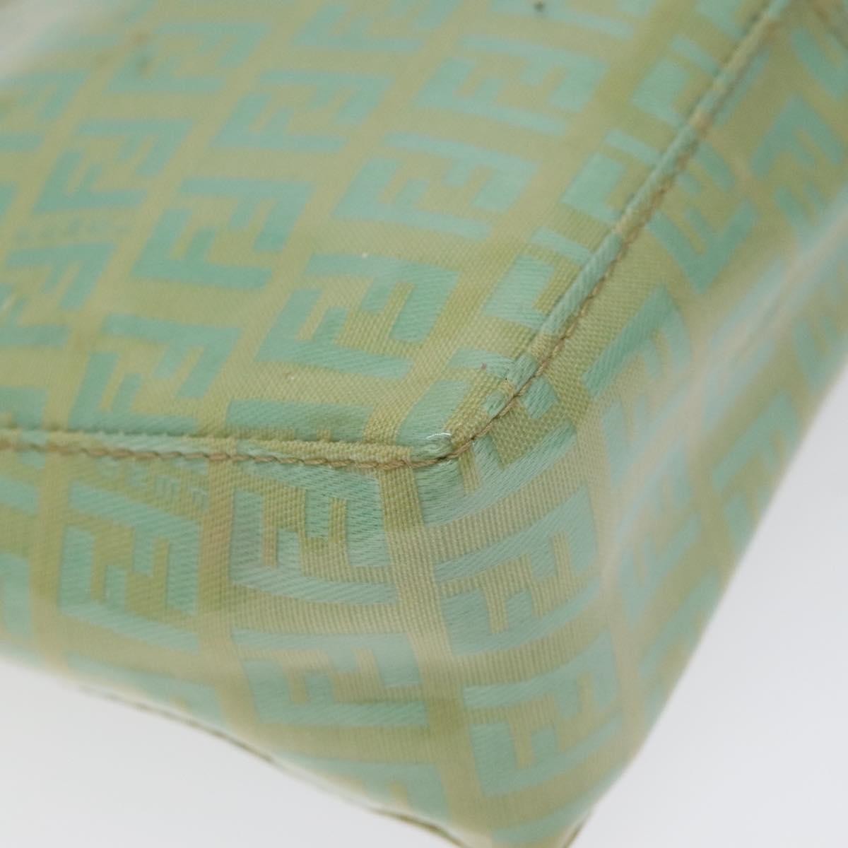 Fendi Vintage Belted Pochette Zucchino Canvas, GREEN, CANVAS, Clutche & pouche