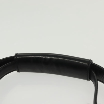 Salvatore Ferragamo Gancini handbag Leather, BLACK, LEATHER, Handbag