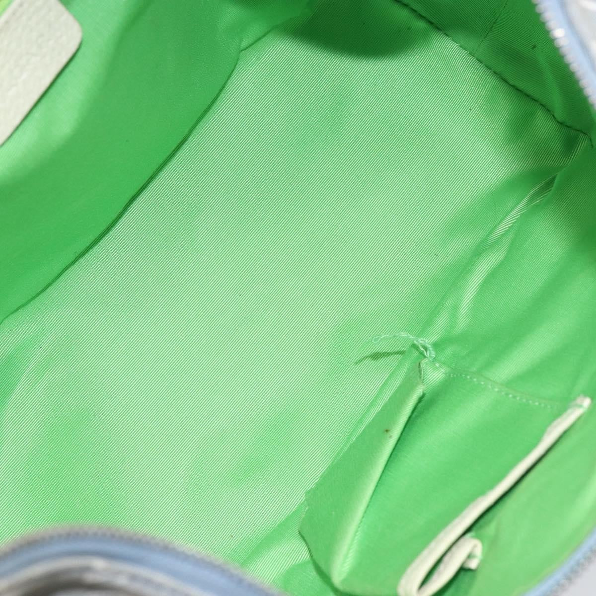 Bvlgari Logomania Shoulder Bag Canvas with Leather, BLUE, CANVAS, Shoulder bag