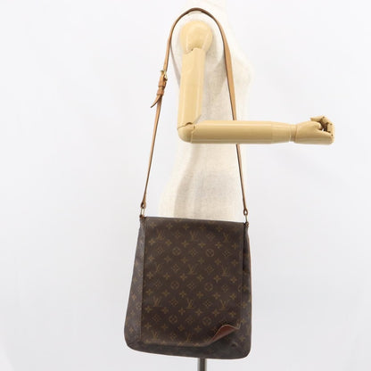 Louis Vuitton Musette Salsa Handbag Monogram Canvas, BROWN, CANVAS, Shoulder bag