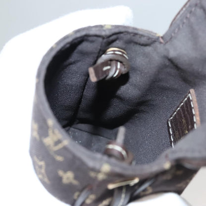 Louis Vuitton Cancun Pochette Monogram Mini Canvas, BROWN, CANVAS, Clutche & pouche