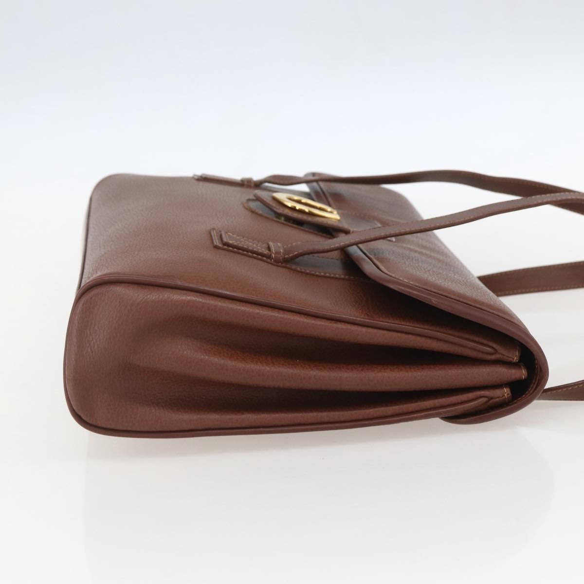 Gucci Vintage tote Leather, BROWN, LEATHER, Tote bag