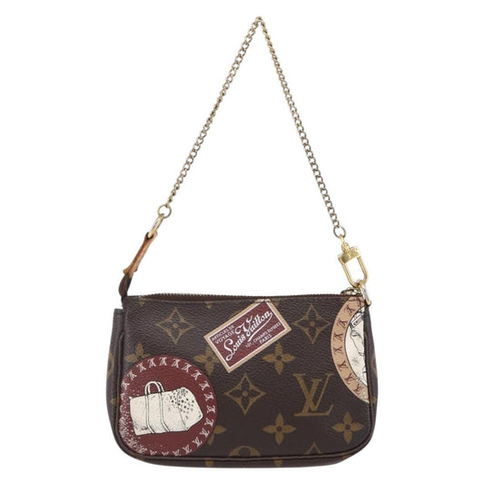 Louis Vuitton Pochette Accessoires Limited Edition Monogram Canvas, BROWN, CANVAS, Clutche & pouche
