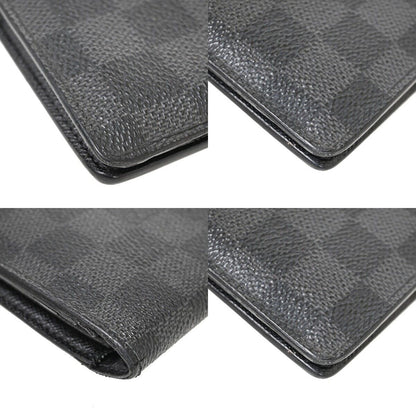 Louis Vuitton Brazza Long Bifold wallet Damier, BLACK, CANVAS, Wallets