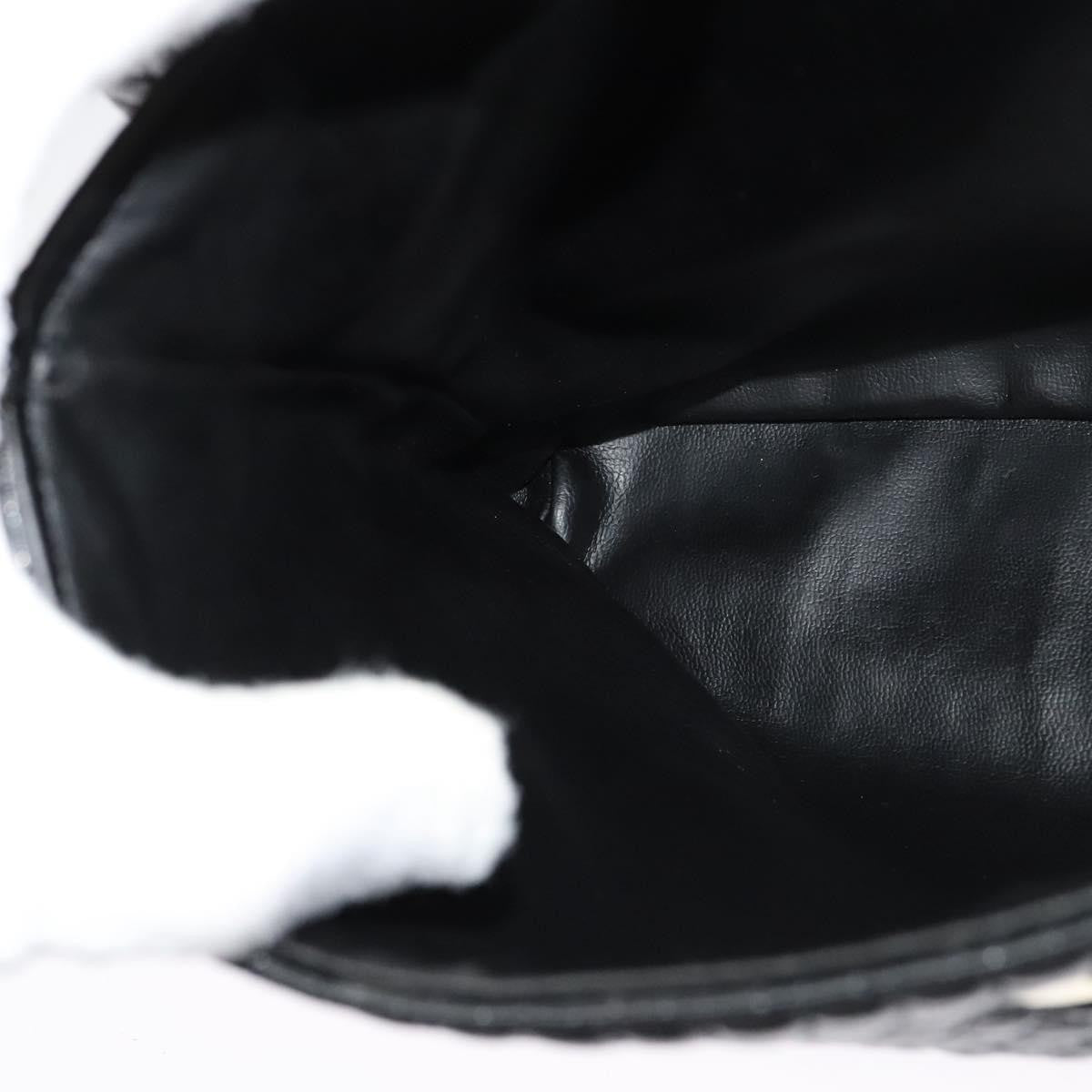 Bally Vintage Handbag Quilted Leather, BLACK, LEATHER, Handbag