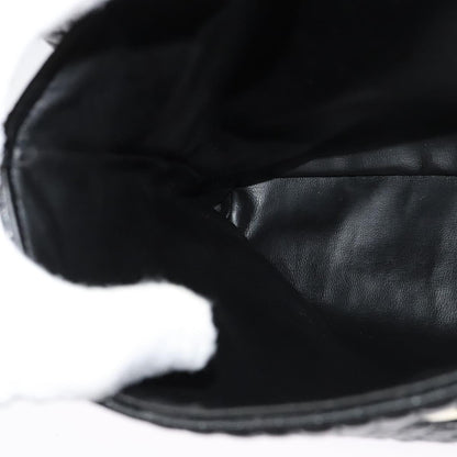 Bally Vintage Handbag Quilted Leather, BLACK, LEATHER, Handbag