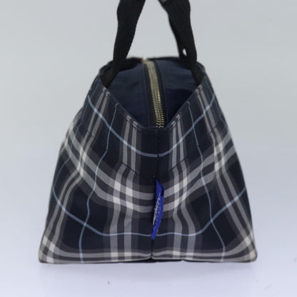 Burberry Nova Check Tote Nylon, NAVY, NYLON, Tote bag