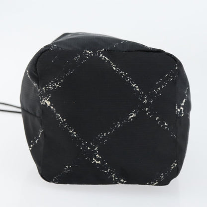 Chanel Travel line pouch Nylon, BLACK, NYLON, Clutche & pouche