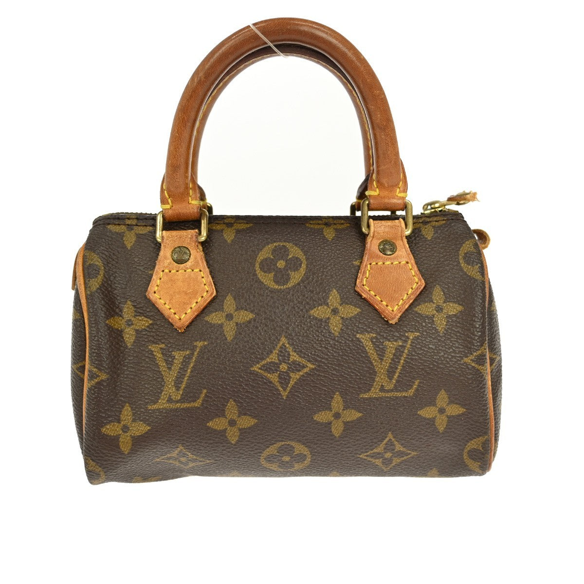 Louis Vuitton Speedy Mini HL Handbag Monogram Canvas, BROWN, CANVAS, Handbag