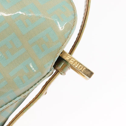 Fendi Double Flap Bag Zucchino Canvas, GREEN, CANVAS, Handbag