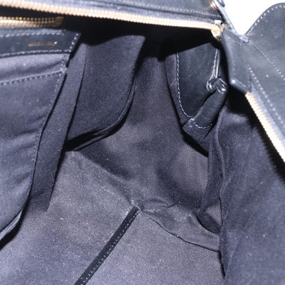 Chloe Alice Satchel Leather, BLACK, LEATHER, Handbag