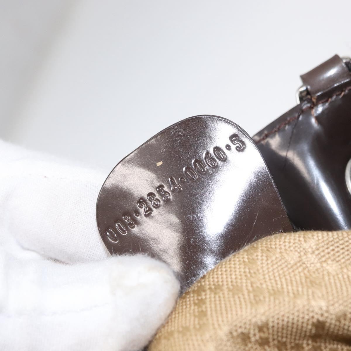 Gucci Vintage Bamboo Sling Backpack Nylon, KHAKI, NYLON, Backpack