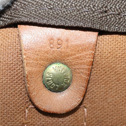 Louis Vuitton Keepall Bag Monogram Canvas, BROWN, CANVAS, Travel bag