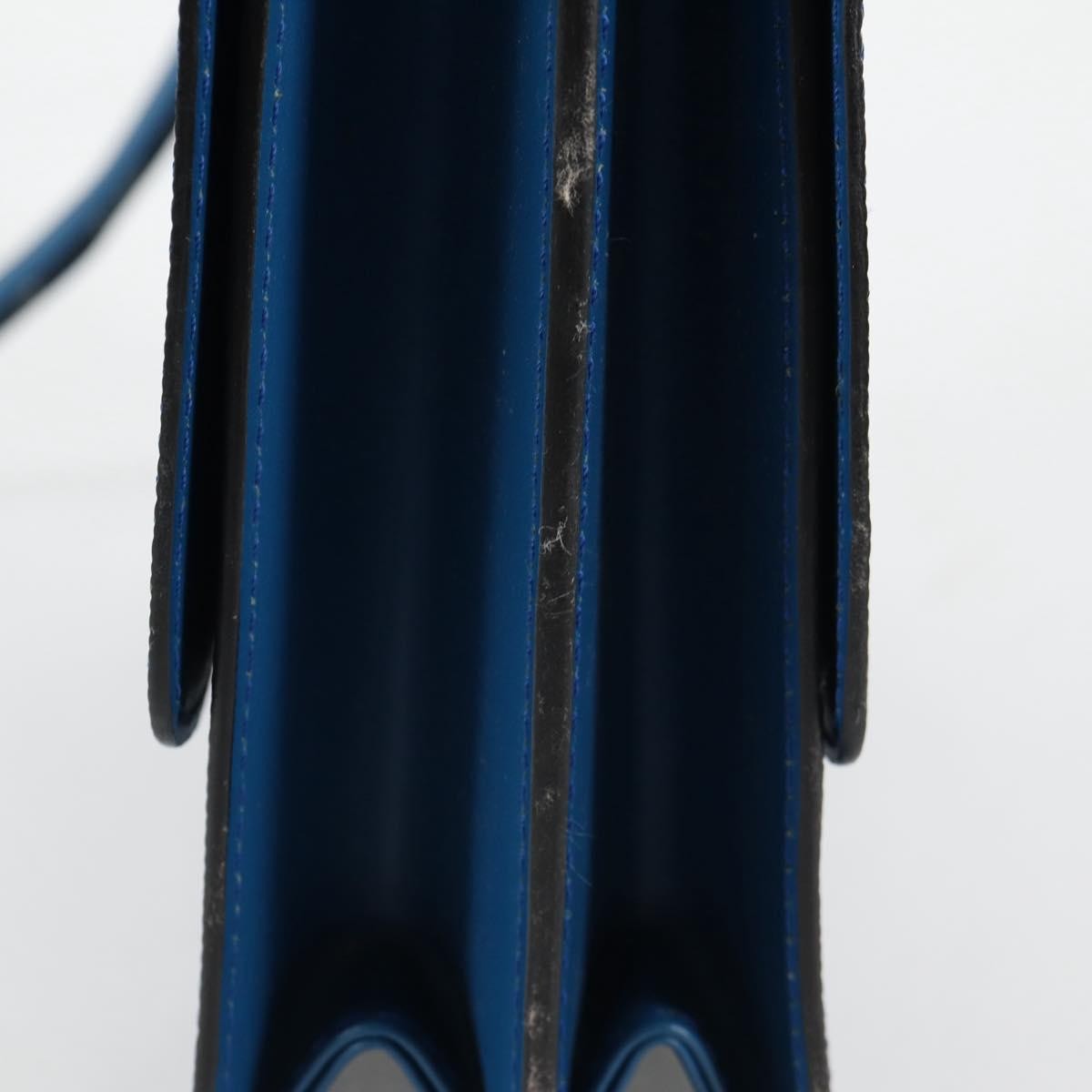 Louis Vuitton Grenelle Shoulder Bag Epi Leather, BLUE, LEATHER, Shoulder bag