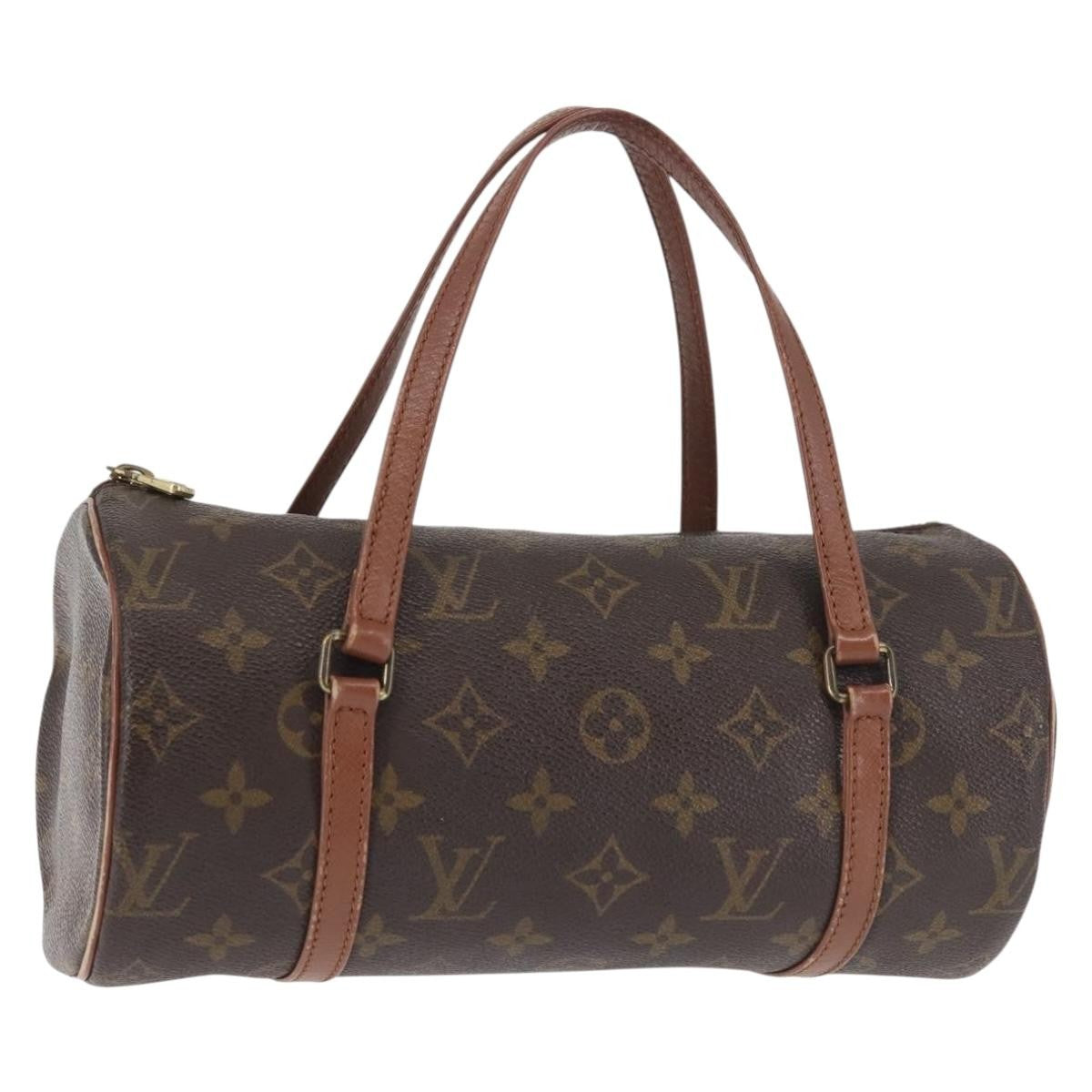 Louis Vuitton Papillon Handbag Monogram Canvas, BROWN, CANVAS, Handbag