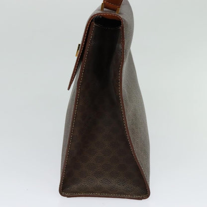 Celine Triomphe vintage handbag Macadam canvas, BROWN, CANVAS, Handbag