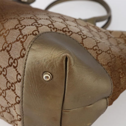 Gucci Heart Bit Open Tote GG Canvas with Leather, BEIGE, CANVAS, Tote bag